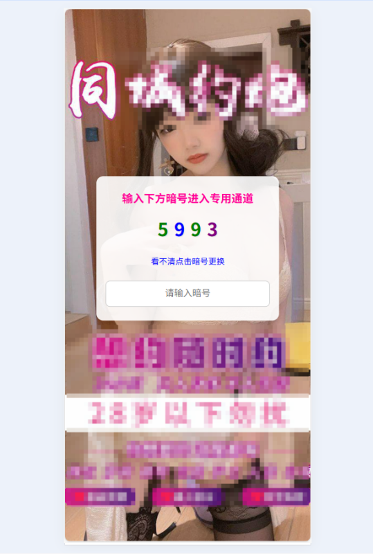 图片[2]-需要输入暗号才可以访问的落地页源码-125源码网