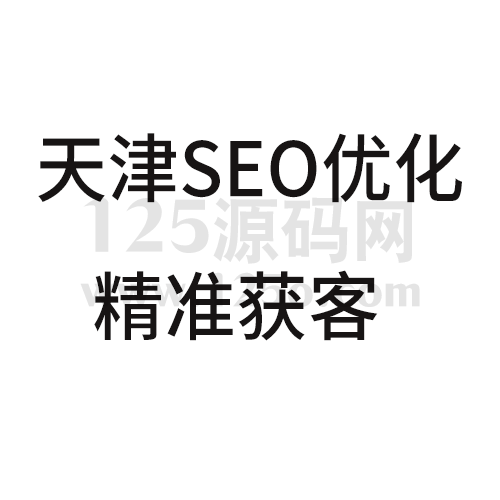 天津SEO优化深耕本地,精准获客实战指南-125源码网