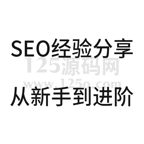 从新手到进阶我踩过的SEO坑与实战经验总结-125源码网