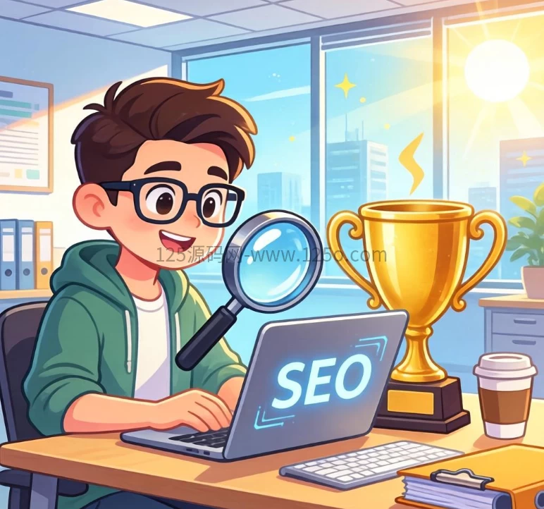 SEO搜索引擎优化指南：从基础到实操，抢占自然流量高地-125源码网